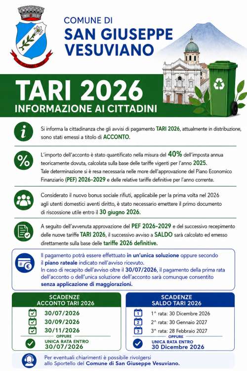 TARI 2026 � Manifesto informativo