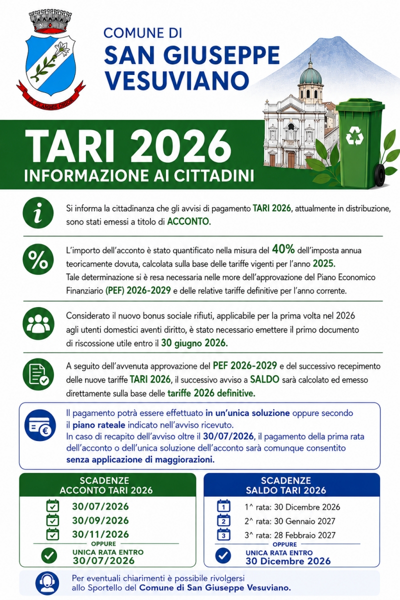 TARI 2026 � Manifesto informativo