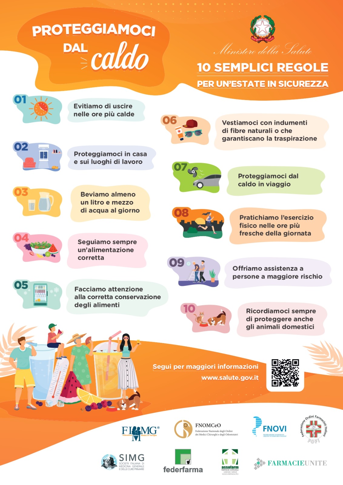 Consigli utili per proteggerci dal caldo